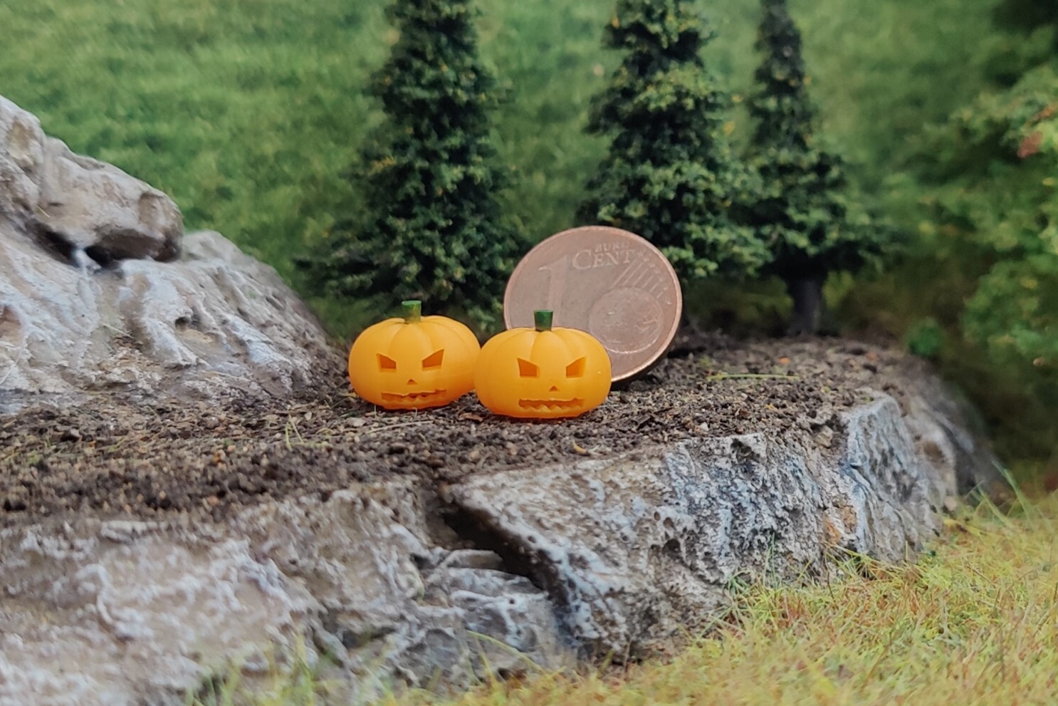 Set Halloween-Kürbisse Spur 1 1:32