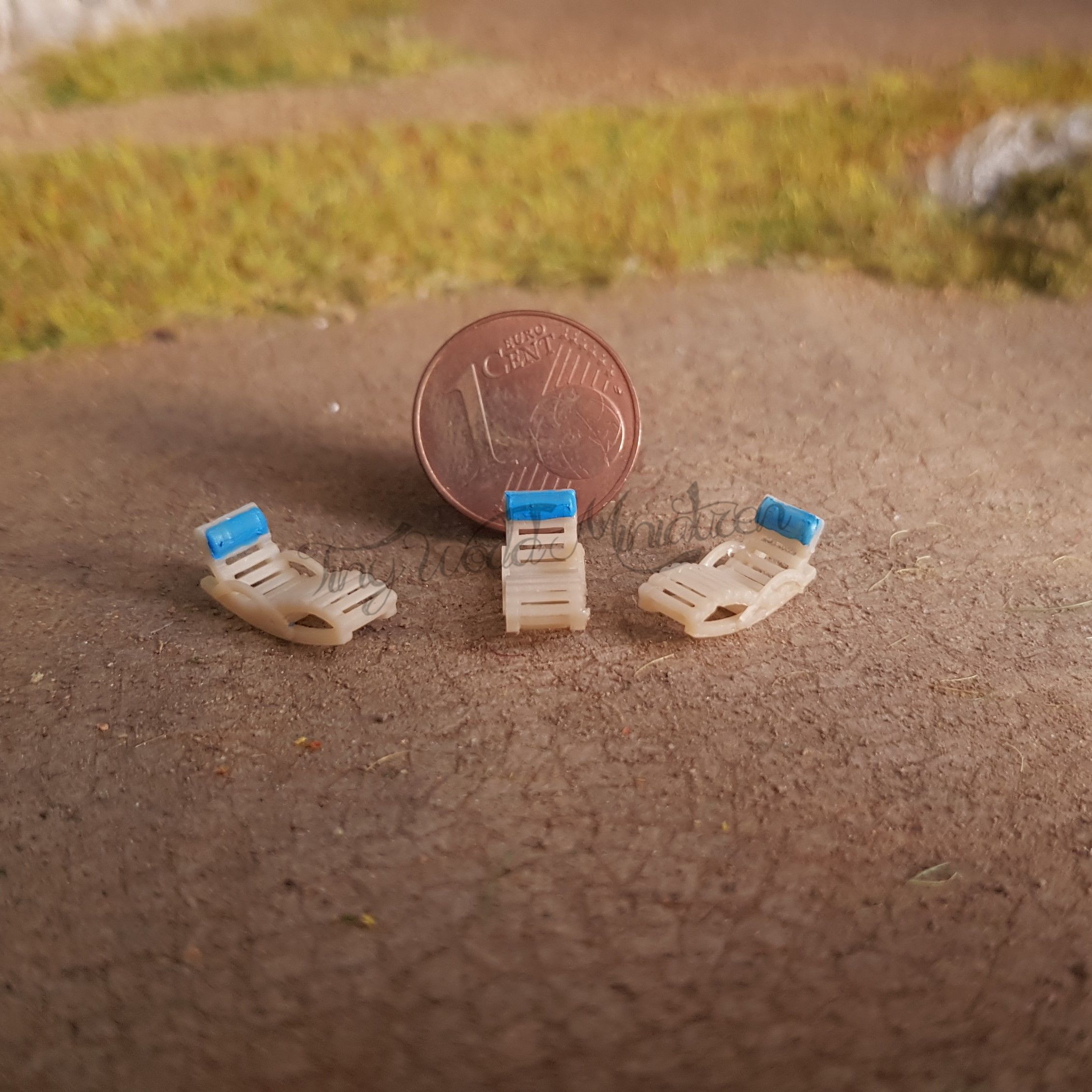 3 Gartenliegen TT